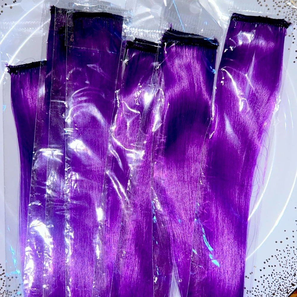 Purple Hair Extensions